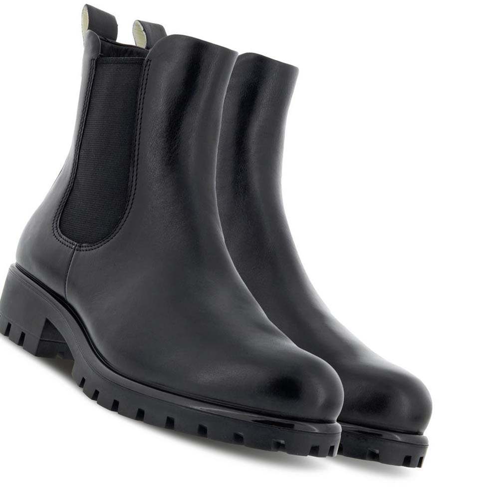 Women's Ecco Modtray Chelsea Boots Black | Canada 15BEX